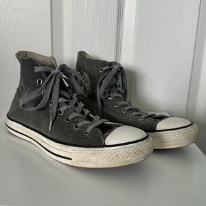 Grey Converse Hightops